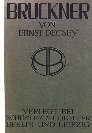 Immagine del venditore per Bruckner: Versuch eines Lebens. venduto da books4less (Versandantiquariat Petra Gros GmbH & Co. KG)