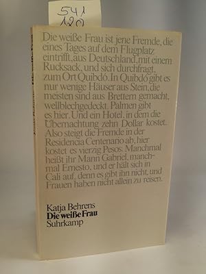 Bild des Verkufers fr Die weie Frau Erzhlungen zum Verkauf von ANTIQUARIAT Franke BRUDDENBOOKS