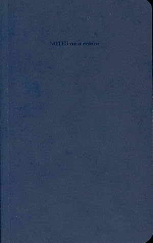 Seller image for Notes on a Return for sale by GreatBookPrices