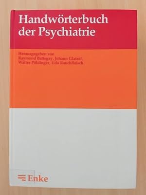 Imagen del vendedor de Handwrterbuch der Psychatrie. a la venta por avelibro OHG