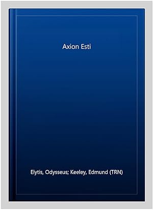 Seller image for Axion Esti for sale by GreatBookPrices