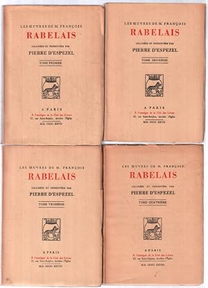 Les oeuvres de Rabelais (en 4 tomes)