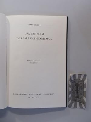 Das Problem des Parlamentarismus. Libelli Band 252.