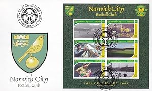 Norwich City Football Club 2002 Rare First Day Cover