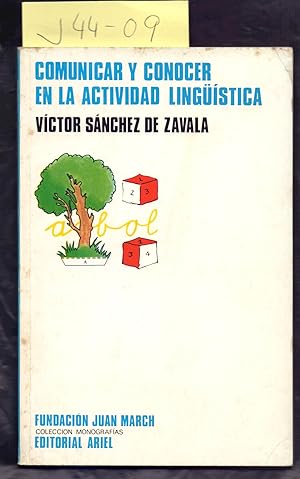 Seller image for COMUNICAR Y CONOCER EN LA ACTIVIDAD LINGISTICA for sale by Libreria 7 Soles