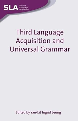 Immagine del venditore per Third Language Acquisition and Universal Grammer venduto da GreatBookPrices