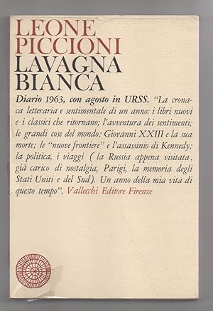 Bild des Verkufers fr Lavagna bianca zum Verkauf von Libreria Antiquaria Pontremoli SRL