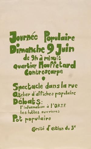 Journée Populaire dimanche 9 Juin