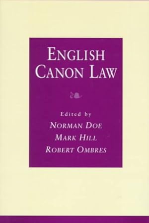 Seller image for English Canon Law : Essays in Honour of Bishop Eric Kemp for sale by GreatBookPrices