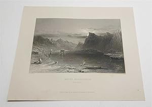 Seller image for Mount Bernardin by Moonlight (1838 Engraving) for sale by Maynard & Bradley