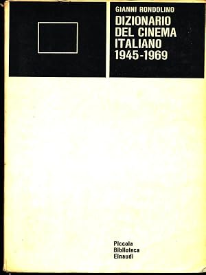 Bild des Verkufers fr Dizionario del cinema italiano 1945- 1969 zum Verkauf von Librodifaccia