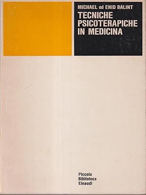 Bild des Verkufers fr Tecniche psicoterapiche in medicina zum Verkauf von Librodifaccia
