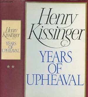Seller image for Years of Upheaval + Lettre signée par Henry Kissinger for sale by Le-Livre