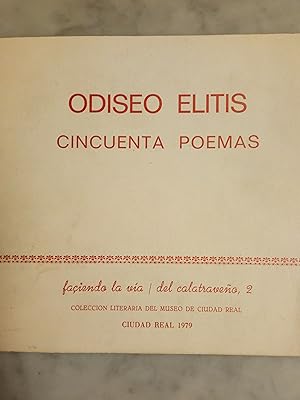 Seller image for Cincuenta poemas for sale by Libros Nakens