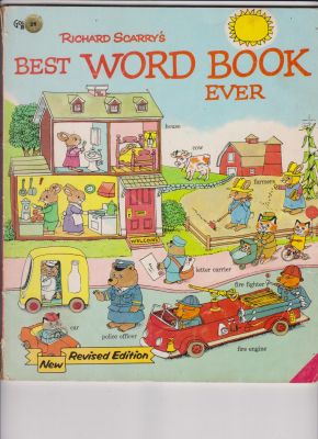 Bild des Verkufers fr Richard Scarry's Best Word Book Ever zum Verkauf von Robinson Street Books, IOBA