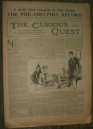 Philadelphia Record Magazine Section May 5 1929 "The Curious Quest"