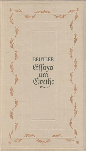 Bild des Verkufers fr Essays um Goethe. Sammlung Dieterich ; Bd. 101 zum Verkauf von Versandantiquariat Nussbaum