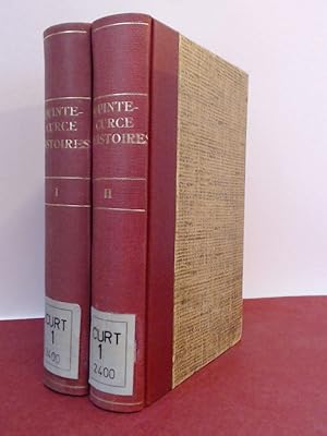 Bild des Verkufers fr Quinte-Curce: histoires (2 Bnde). Tome premier (livres III-VI). Tome II (livres VII-X). Texte tabli et traduit par H. Bardon. zum Verkauf von Wissenschaftliches Antiquariat Zorn