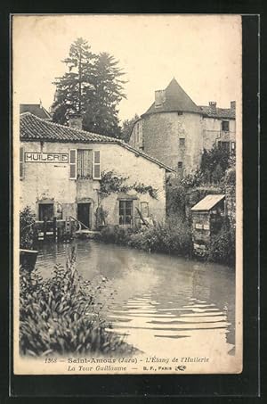 Carte postale Saint-Amour, L`Etang de l`Huilerie, la Tour Guillaume