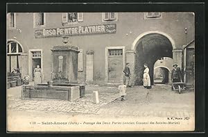 Carte postale Saint-Amour, Passage des Deux Portes