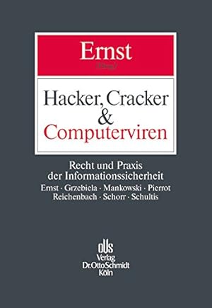 Bild des Verkufers fr Hacker, Cracker & Computerviren. Recht und Praxis der Informationssicherheit. Herausgegeben und mit einem Vorwort von Stefan Ernst. Aus dem Inhalt: Kapitel 1 - Sachverhalte Hacker - Computerviren - Cracker - D. Sonstige Handlungsformen Kapitel 2 - Strafrechtliche Fragen - E. Datenspionage - F. Datenmanipulation - G. Cracking und Urheberstrafrecht - H. Die strafrechtliche Relevanz 'neutraler' Handlungen - J. 'Zeitdiebstahl' Kapitel 3 - Zivilrechtliche Ansprche - K. Rechte (insbesondere Schadensersatzansprche) des Geschdigten - L. Vertragliche Zahlungspflichten des Geschdigten insbesondere gegenber Dritten und mgliche Gegenansprche - M. Urheberrechtliche Ansprche des Geschdigten - N. Arbeitsrechtliche Fragen Kapitel 4 - Polizeiliche Verfolgung und Taktik - O. Polizeiliche Ermittlungen - Mglichkeiten und Grenzen sowie richtiges Verhalten im Schadensfalle Kapitel 5 - Sicherheitsmanagement und Versicherungsmglichkeiten - P. Informationssicherheits- Management - Q. Internet-Risike zum Verkauf von BOUQUINIST