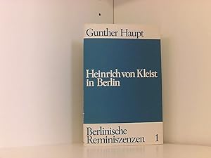 Seller image for Heinrich Von Kleist in Berlin for sale by Book Broker