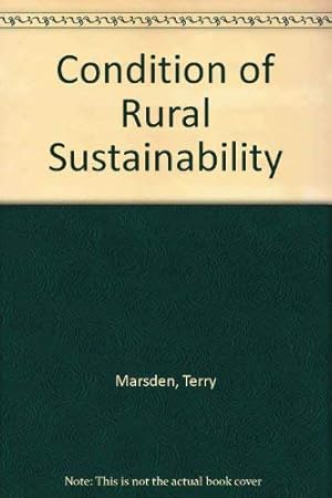 Imagen del vendedor de Condition of Rural Sustainability a la venta por WeBuyBooks