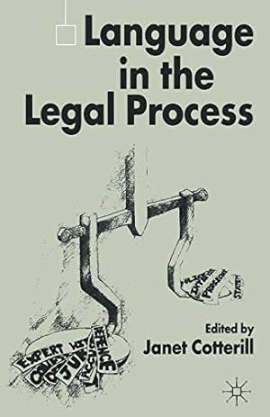 Seller image for Language in the Legal Process for sale by Modernes Antiquariat an der Kyll