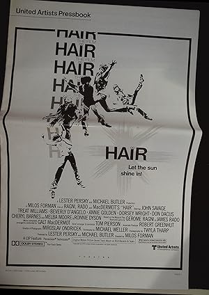 Bild des Verkufers fr Hair Pressbook 1979 John Savage, Treat Williams zum Verkauf von AcornBooksNH