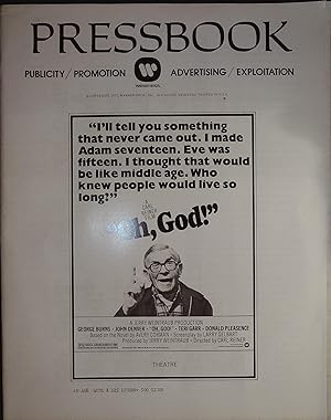 Seller image for Oh, God!" Pressbook 1977 John Denver, George Burns for sale by AcornBooksNH