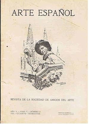 Immagine del venditore per ARTE ESPAOL. Revista de la S. de Amigos del Arte. Ao X. 1921. Tomo V. Nms.8, cuarto trimestre venduto da Librera Torren de Rueda