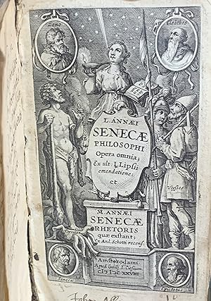 Immagine del venditore per (Seneca 628 Obras) L. Annaei Senecae Philosophi. Opera omnia; ex ult. Lipsii emendatines et M.Annaei Senecae rhetoris quae exstant ex and. Schotti recens. venduto da MUNDUS LIBRI- ANA FORTES