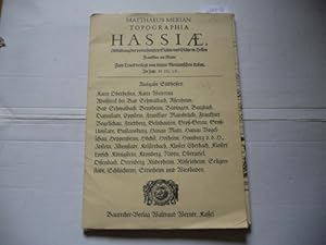 Topographia Hassiae, Ausgabe Südhessen