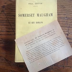 SOMMERSET MAUGHAM et ses romans .