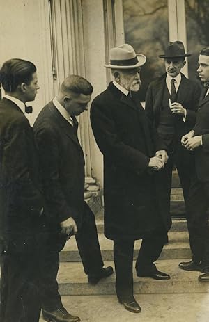 USA Senator Henry Cabot Lodge of Massachusetts Old Press Photo 1920's