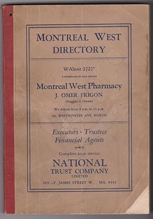 Montreal West Directory 1940