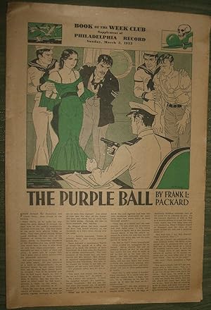 Philadelphia Record Book of the Week Club Mar 3, 1935 "The Purple Ball"