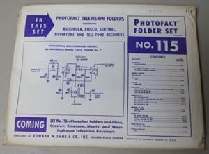 Image du vendeur pour Photofact Folder Set No. 115 mis en vente par Reflection Publications