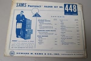 Image du vendeur pour SAMS Photofact Folder Set No. 448 mis en vente par Reflection Publications