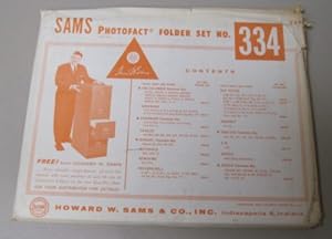 Seller image for SAMS Photofact Folder Set No. 334 for sale by Reflection Publications