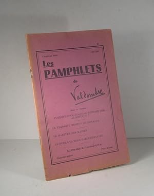 Seller image for Les Pamphlets de Valdombre. Cinquime srie : Juin 1943 for sale by Librairie Bonheur d'occasion (LILA / ILAB)