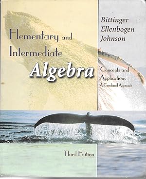 Seller image for Elementary and Intermediate Algebra Concepts and Applications a Combined Approach for sale by Ye Old Bookworm