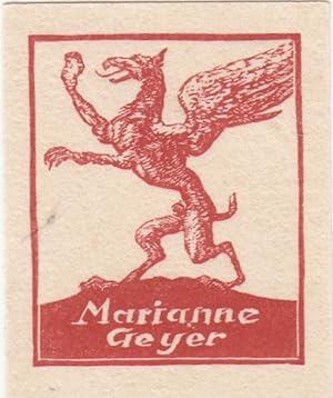 Seller image for Marianne Geyer. Greif. for sale by Antiquariat  Braun