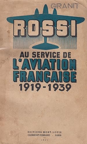 Au service de l'aviation française 1919-1939