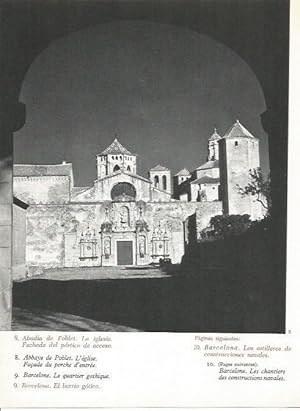 Bild des Verkufers fr LAMINA 20676: Iglesia de la Abadia de Poblet zum Verkauf von EL BOLETIN