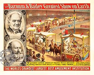 Seller image for The Barnum and Bailey Greatest Show on Earth : The World's Grandest, Largest,Best, Amusement Institution (1892) (Art Poster, Print) for sale by GREAT PACIFIC BOOKS