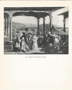 Seller image for LAMINA 20917: Bazar de esclavos en Argel for sale by EL BOLETIN