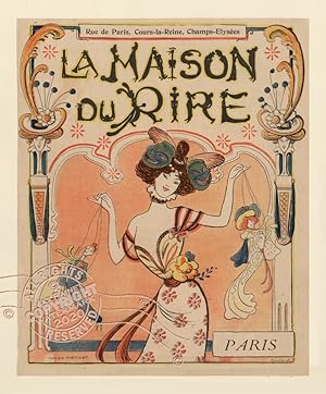 LUCIEN METIVET : Maison du Rire or House of Laughter : Ruckery Paris 1895 : Archival Quality Art ...