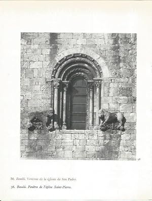 Image du vendeur pour LAMINA 20693: Ventana de la iglesia de Sant Pere de Besalu mis en vente par EL BOLETIN