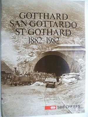 Imagen del vendedor de Gotthard / San Gottardo / St-Gothard 1882-1982 Groformatiger Kalender mit historischen Aufnahmen. a la venta por Ostritzer Antiquariat